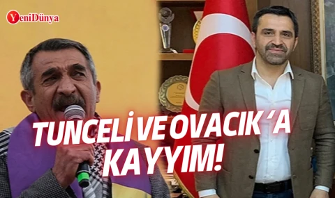 Tunceli ve Ovacık belediye başkanları görevden uzaklaştırıldı