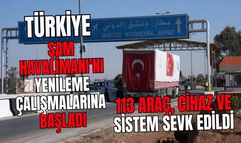Türkiye, Şam Havalimanı'nı yenileme çalışmalarına başladı